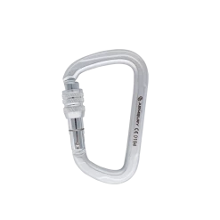 ARMBURY Climbing D Steel Screw Lock Gate Carabiner