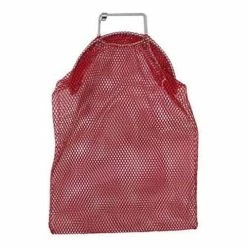 SGT KNOTS Mesh Bag Mesh Catch Bag W/ Galvanized Wire Handle