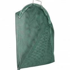 SGT KNOTS Mesh Bag Mesh Catch Bag W/ Galvanized Wire Handle
