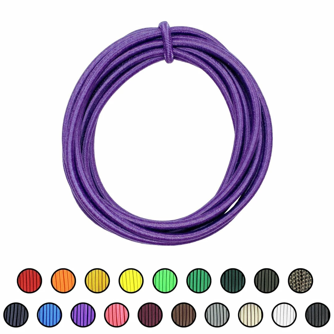 SGT KNOTS Marine Grade Dacron Polyester Shock Cord - 7/32 Inch 12 SGT KNOTS Marine Grade Dacron Polyester Shock Cord - 7/32 Inch