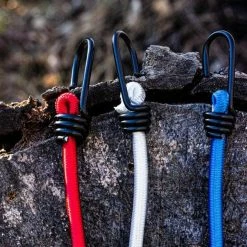 SGT KNOTS Marine Grade Bungee Cords With 2 Hooks - 4-Pack