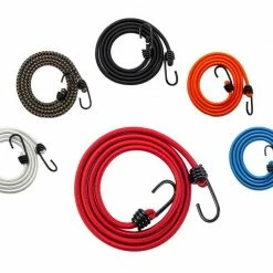 SGT KNOTS Marine Grade Bungee Cords With 2 Hooks - 4-Pack