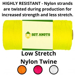 SGT KNOTS Twisted Nylon Mason Line #18 62 SGT KNOTS Twisted Nylon Mason Line #18