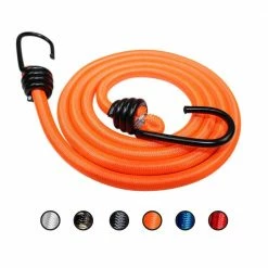 SGT KNOTS Marine Grade Bungee Cords With 2 Hooks - 4-Pack