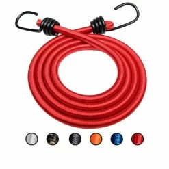 SGT KNOTS Marine Grade Bungee Cords With 2 Hooks - 4-Pack