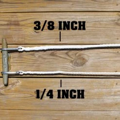 SGT KNOTS PolyPro Hollow Braid Anchor Line With Hook Rope 9 SGT KNOTS PolyPro Hollow Braid Anchor Line With Hook Rope