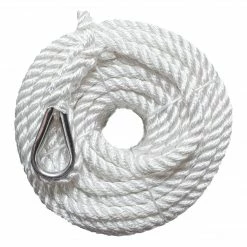 SGT KNOTS Twisted Nylon Anchor Rope With Thimble