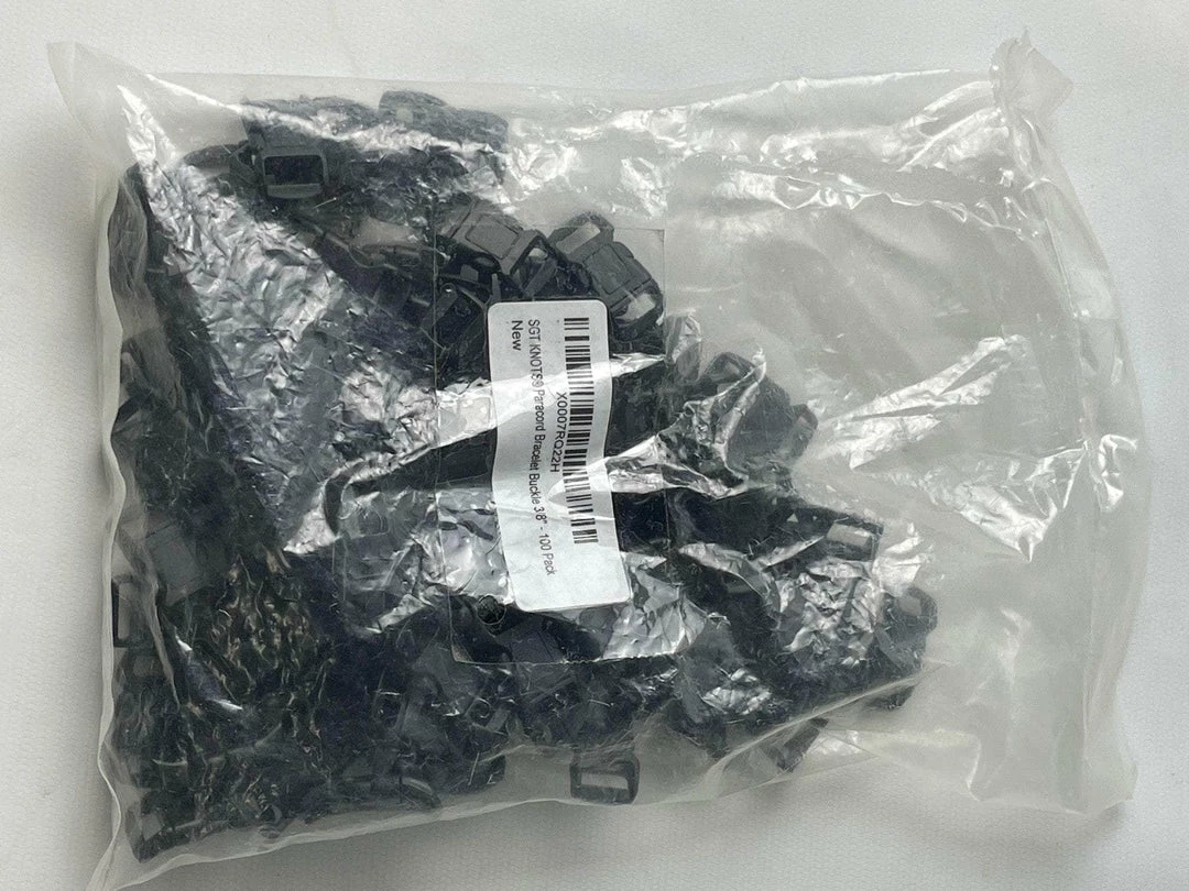 SGT KNOTS WD-Black Plastic Buckles 3 SGT KNOTS WD-Black Plastic Buckles