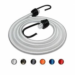 SGT KNOTS Marine Grade Bungee Cords With 2 Hooks - 4-Pack